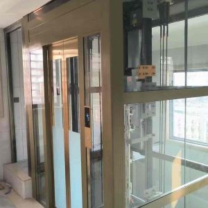 50型金黄色铝合金井道