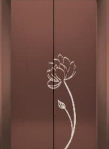 LL-M05玫瑰金发纹蚀刻